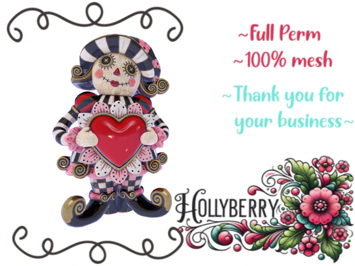 HB: Valentine Jester Statue FuLL PERM