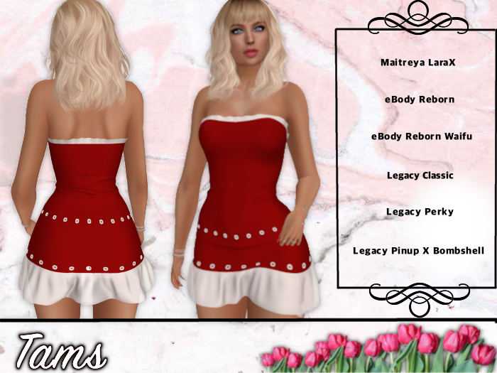 Tams - Dress and CString - Alm