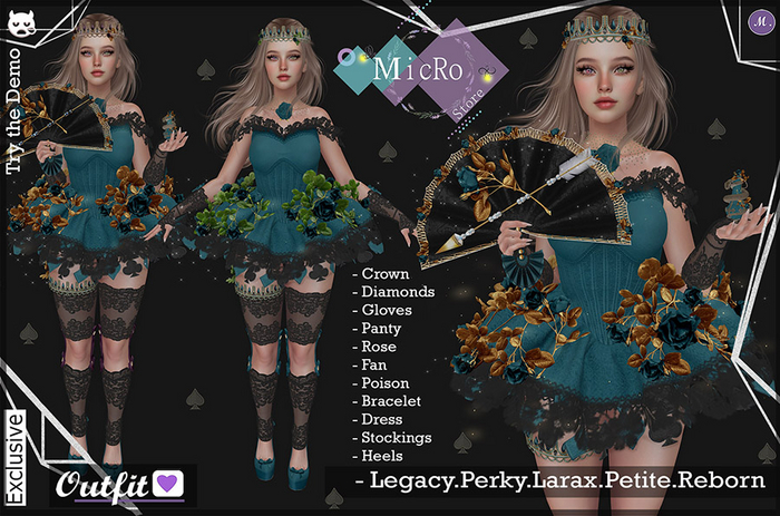 - MicRo - Outfit Poison love Blue
