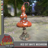 Red Dot White Mushroom CM box