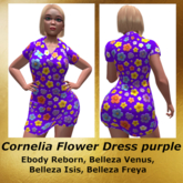Cornelia Flower Dress purple 2