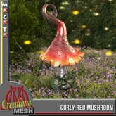 Curly Red Mushroom FP box