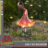 Curly Red Mushroom CM box