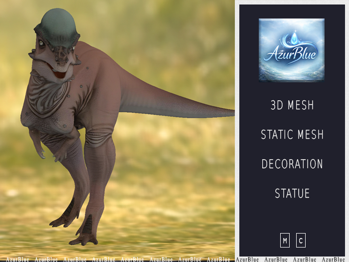 {AB} Pachycephalosaurus - 3D Mesh