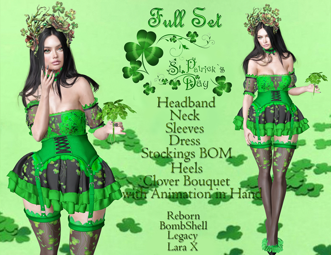 PROMOTION!!! InStyle Full Set .*St. Patrick's Day*. Outfit