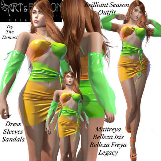 ART & FASHION - BRILLIANT SEASON OUTFIT