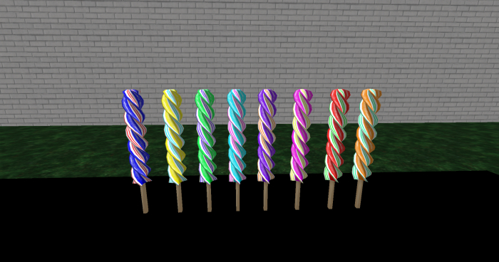 16 TWISTED CANDY STICKS