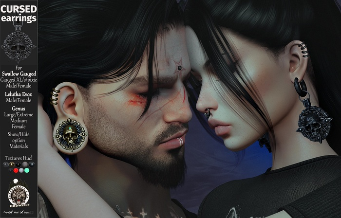 Badwolf - Cursed Earrings