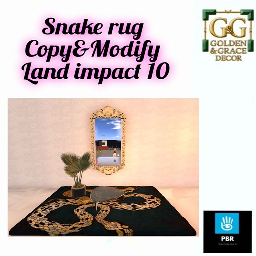 snake rug