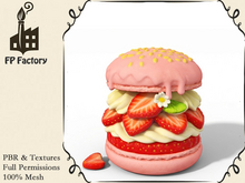 Strawberry Cloud Macaron Full Perm