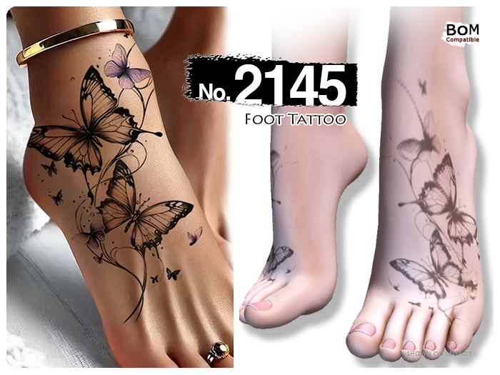 (Foot Tattoo) No.2145