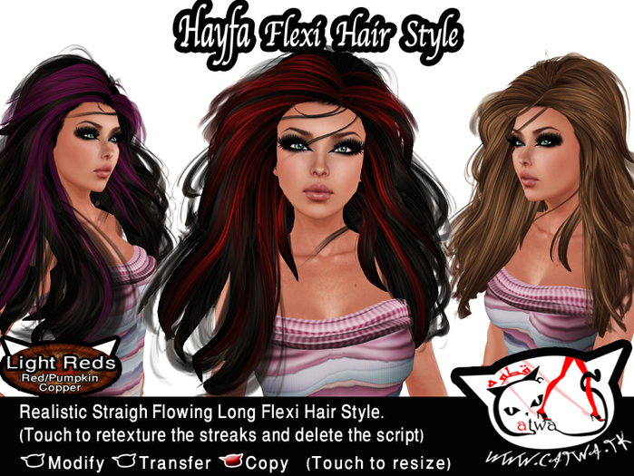 ^;^CaTwA^;^ Hayfa Hair/Dark Reds