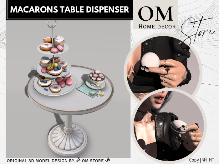 |OM| Macarons Table Dispenser