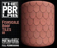 The PBR Lab - Fishscale Roof Tiles 01