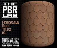The PBR Lab - Fishscale Roof Tiles 03