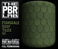 The PBR Lab - Fishscale Roof Tiles 04