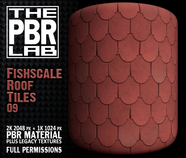 The PBR Lab - Fishscale Roof Tiles 09