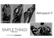 SimpleThings&GravityPoses  Retro Pack 11 
