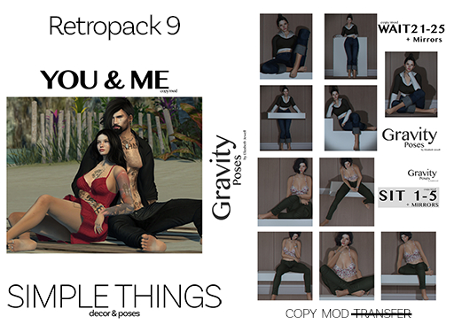 SimpleThings&GravityPoses  Retro Pack 9