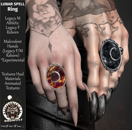 Badwolf - Lunar Spell Ring
