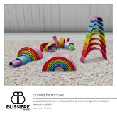 [blissiere] painted rainbows