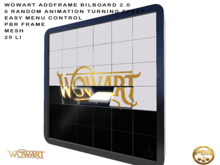 ..::WoW Art Adboard Frame 2.0  Black::..PBR