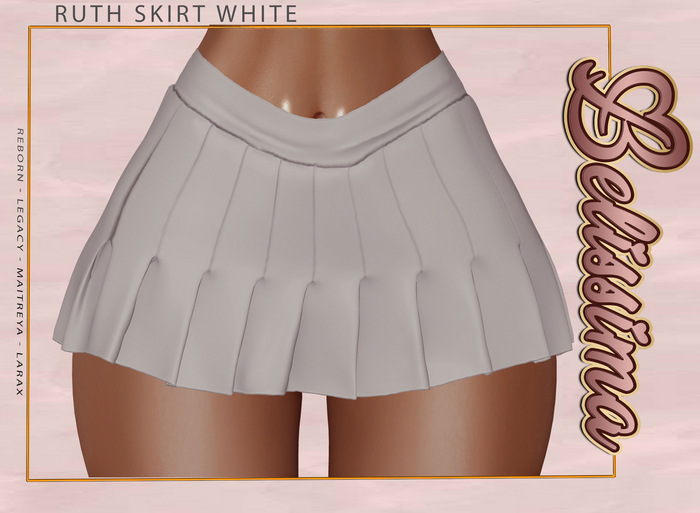 [Belissima] Ruth Skirt White