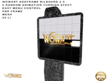 ..::WoW Art Adboard Frame 2.0 marble black::..PBR