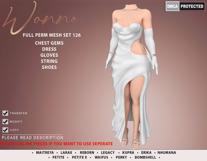 WONNE (126) Full Perm Mesh 