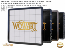 ..::WoW Art Adboard Frame 2.0  FULL SET::..PBR
