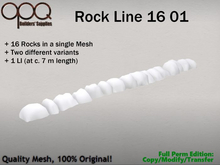 16 stones in a line - OPQ Rock Line 16 01