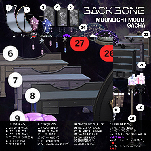 BackBone Moonlight Mood - Desk (brown)