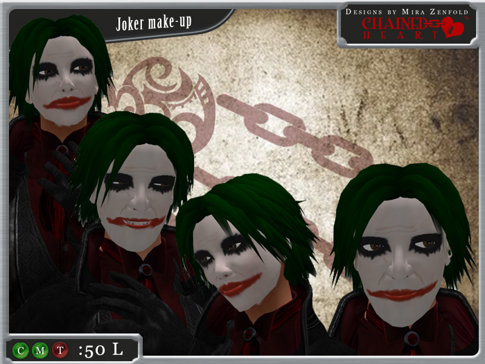 Joker makeup