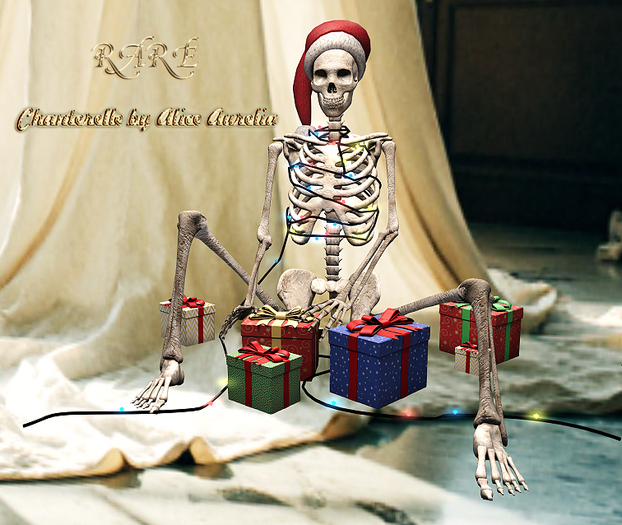 01-[Since1975] Funny Skeletons - Santa RARE