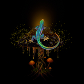 Spirit Guide Miniature - Lizard