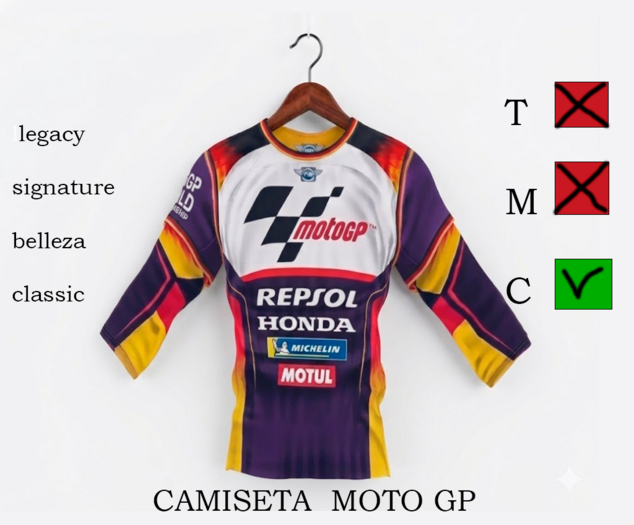 CAMISETA MOTO GP V4