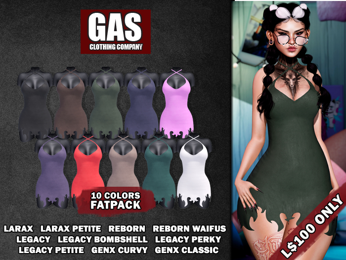 GAS [Simona Dress - 10 Colors Fatpack]