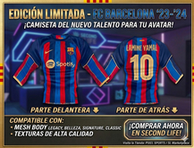 CAMISETA FCB BARCELONA AZULGRANA YAMAL