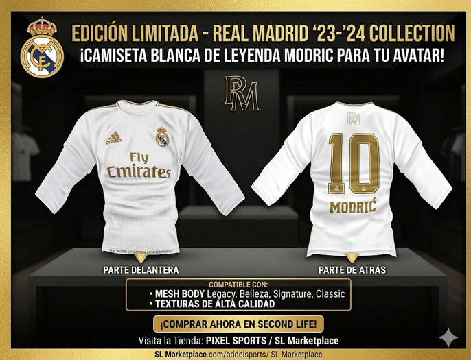 CAMISETA REAL MADRID MODRIC