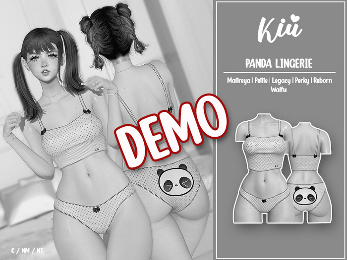 *>Kiu<* - Panda Lingerie_DEMO