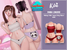 *>Kiu<* - Panda Lingerie_Red 