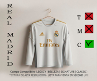 CAMISETA REAL MADRID BLANCO