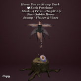 Hover Fae on Stump Dark1