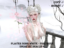 Player Song White - Pink Rose IDGAF by Dua Lipa