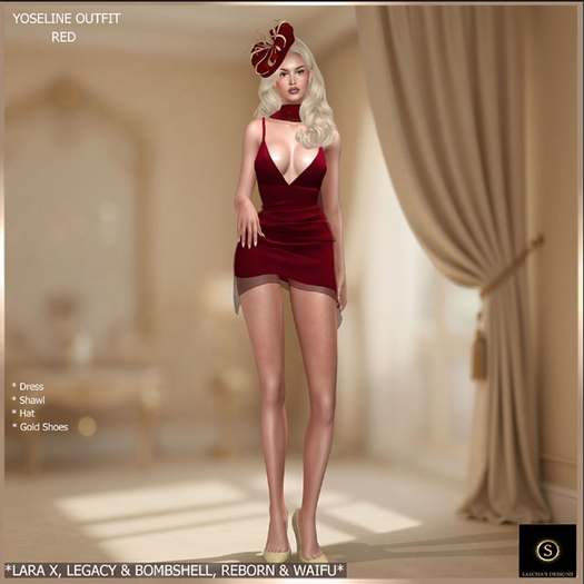 SAS - Yoseline Red Outfit (LaraX & MB) 
