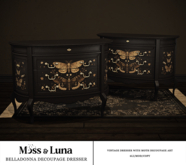 Moss & Luna- Belladonna Decoupage Dresser (add)