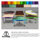 [blissiere] elementary tables and desks