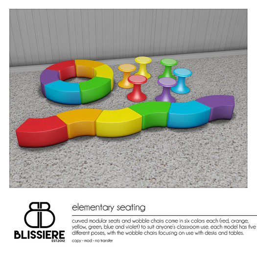 [blissiere] elementary seating