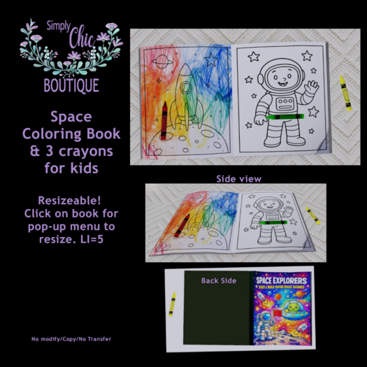 SCB_Space Coloring Book for kids