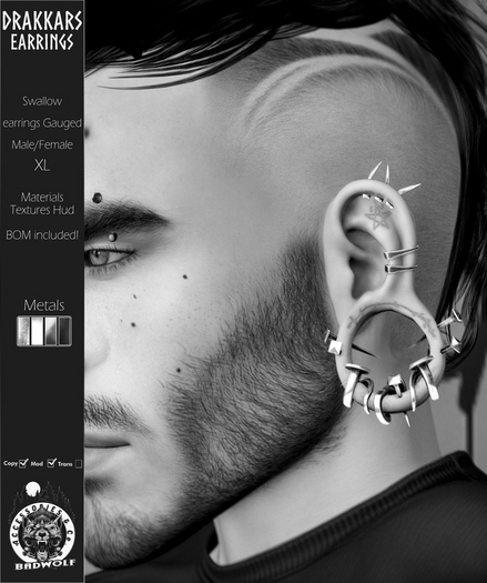 DEMO Badwolf - Drakkars Earrings
